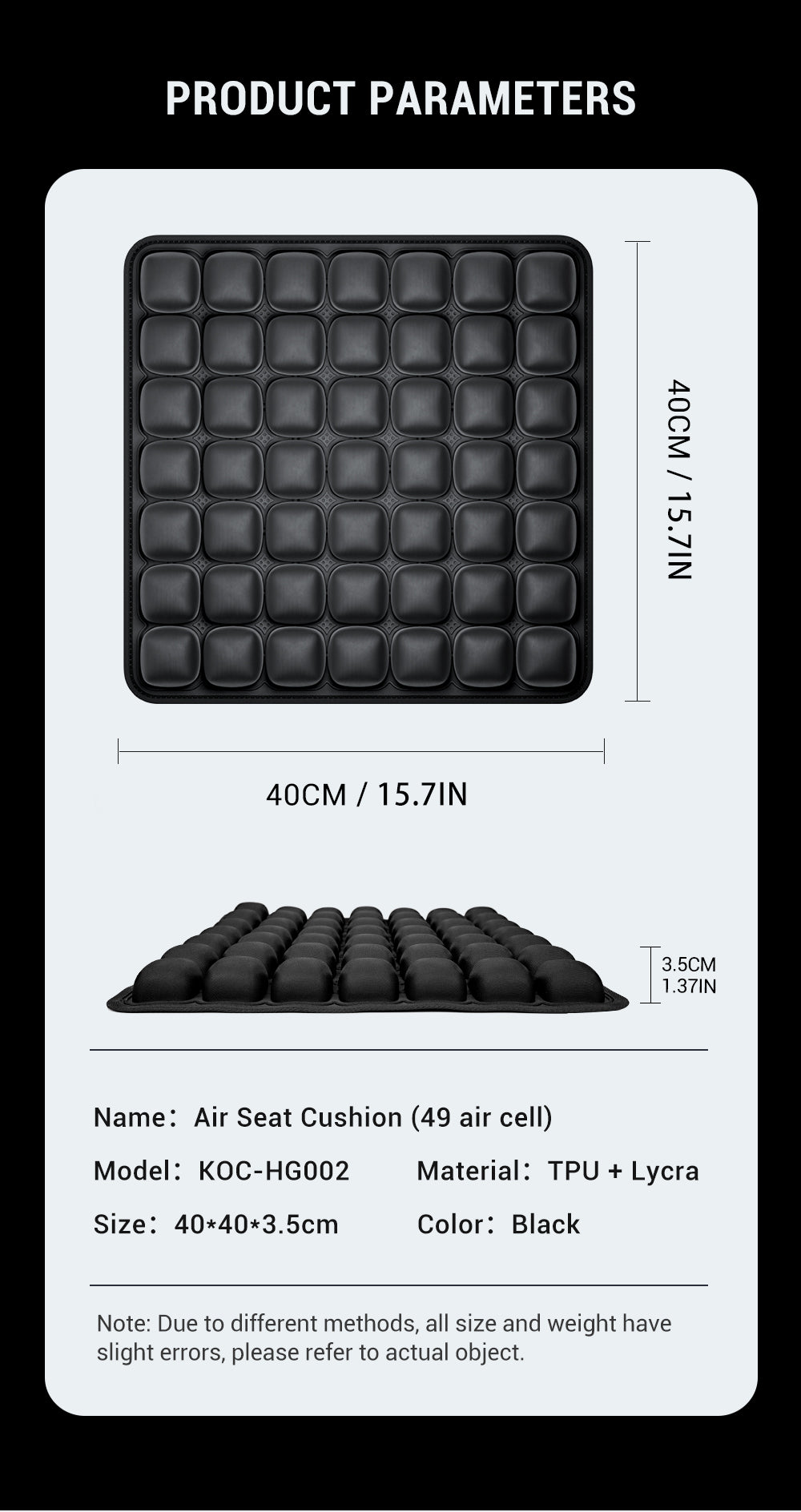 49 Air Cell Cushion For Office Chair